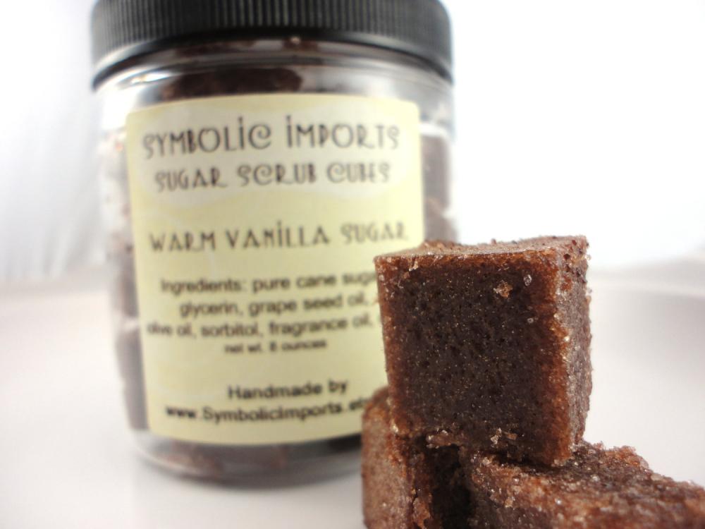 Sugar Scrub Cubes - Warm Vanilla Sugar