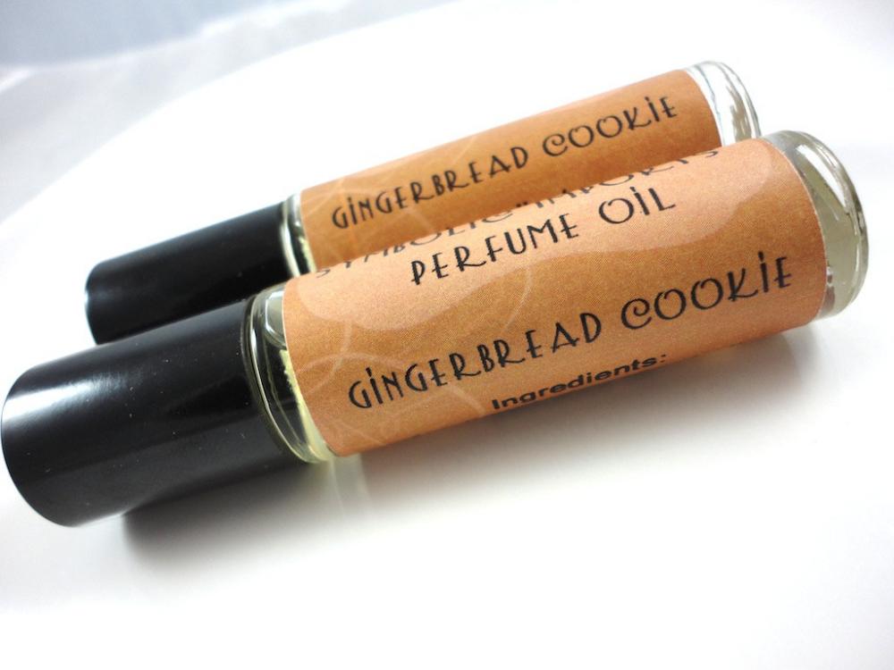 Gingerbread Cookie Perfume Oil - Ginger, Cinnamon, Brown Sugar, Vanilla - Roll On Perfume